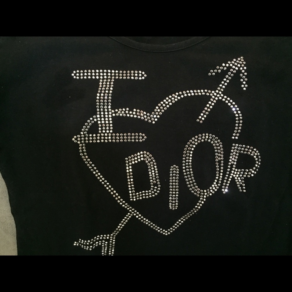 Christian Dior long sleeve stretchy tee